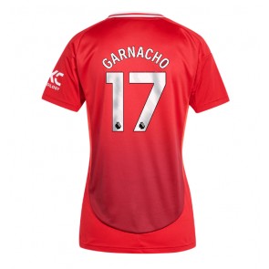 Manchester United Alejandro Garnacho #17 Hjemmebanetrøje Dame 2024-25 Kort ærmer